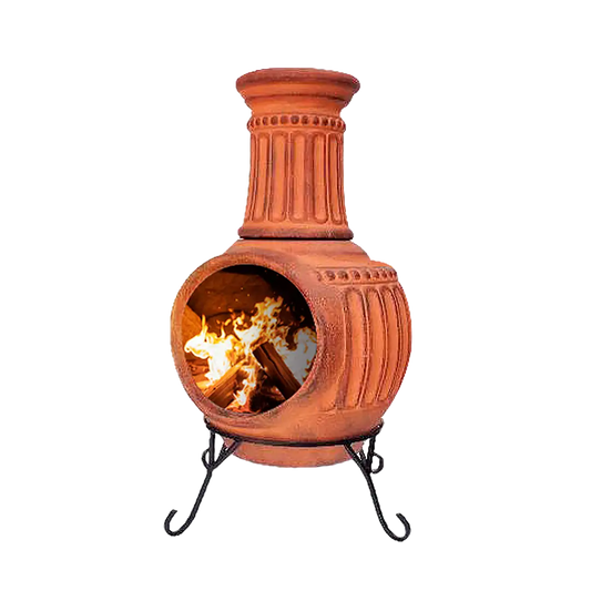 Best Life Patio | Sahara Orange Chiminea