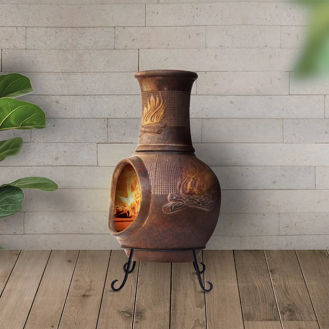 Best Life Patio | Flames Chiminea