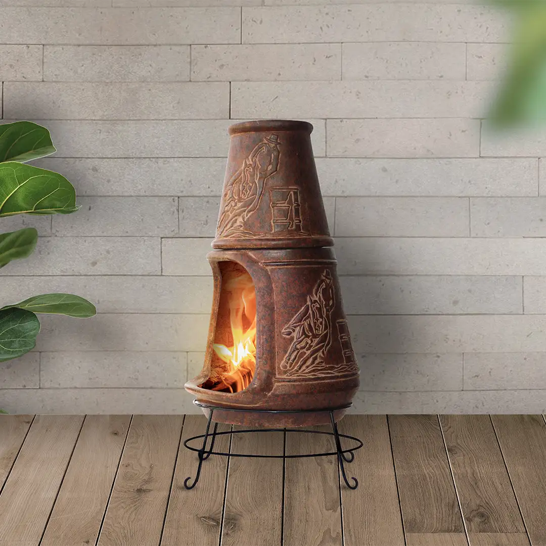 Best Life Patio | Cowboy Chiminea